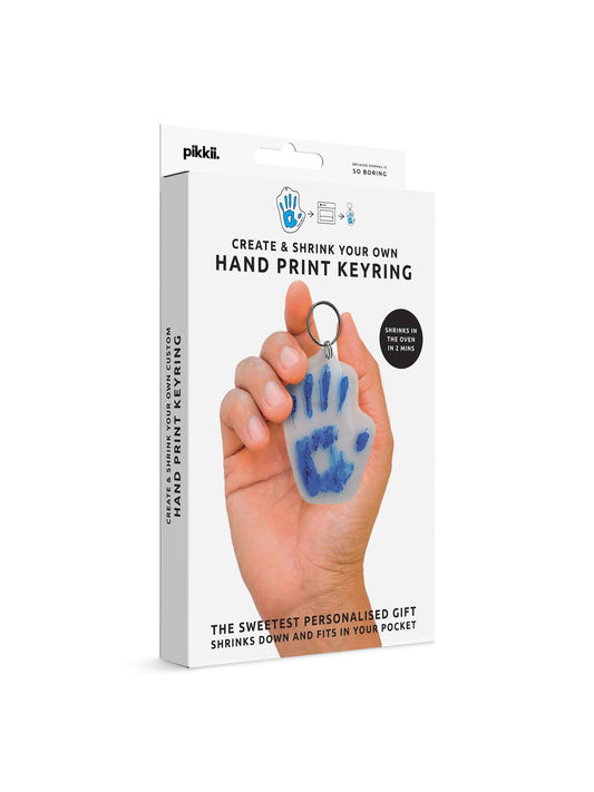 Pikkii Hand Print Shrink Keychain Kit